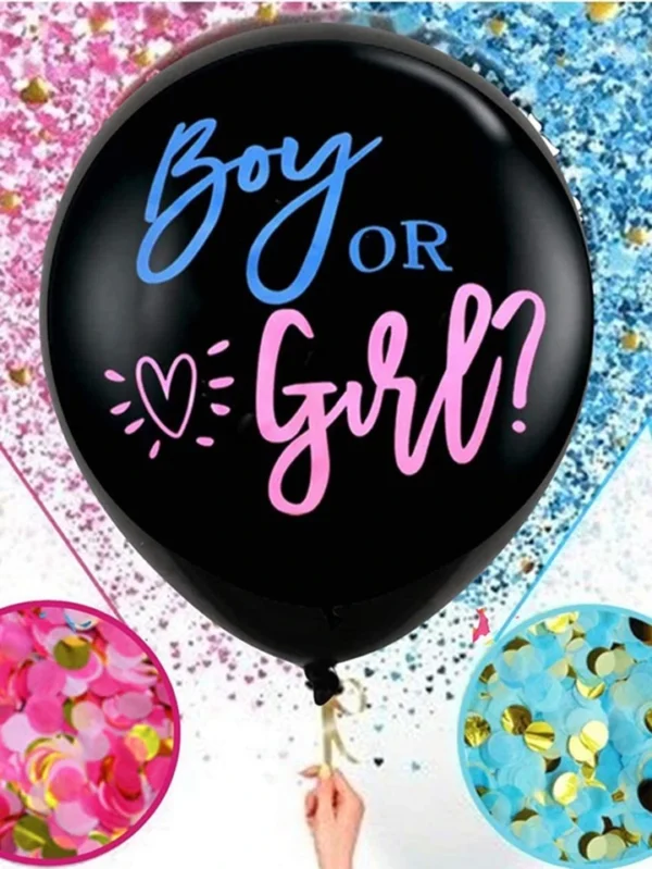 Балон Boy or Girl конфети