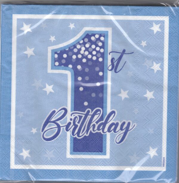 Салфетки 1-st birthday boy